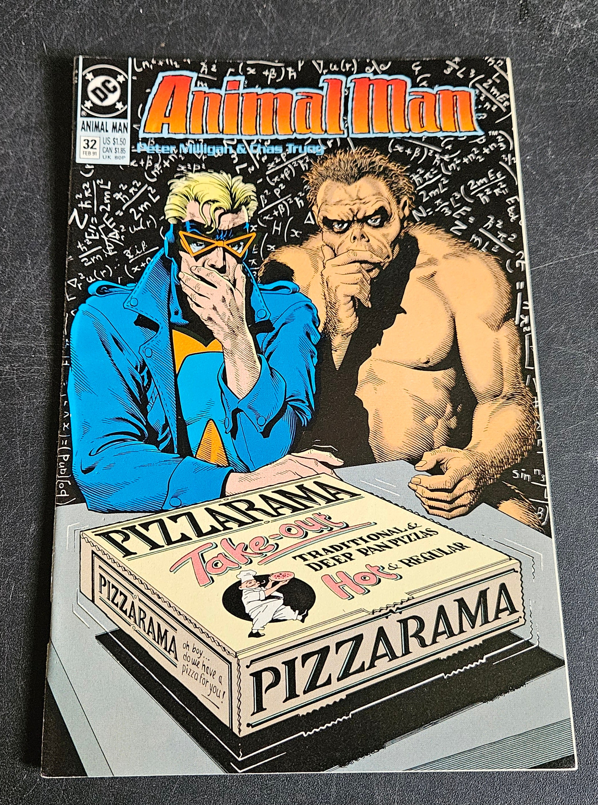 ANIMAL MAN #32 DC Comic Book - February 1991 Issue by Peter Milligan & Tom Grummett | Collectible Vintage Comic for DC Fans & Comic Book Enthusiasts | Perfect for Gifts, Displays & Comic Collections