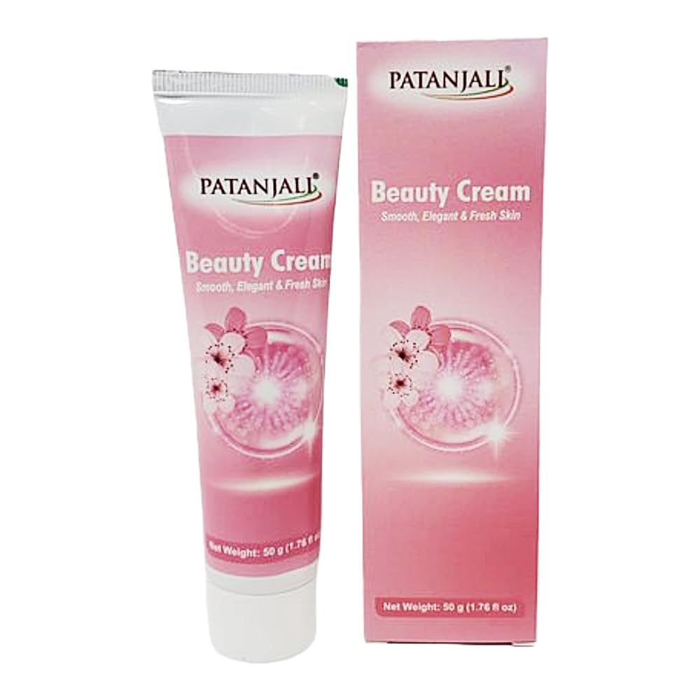 Patanjali Tejus Beauty Cream - 50gm (Pack of 2) | Natural Skin Brightening & Moisturizing Face Cream | Perfect for Daily Skincare Routine & Glowing Skin