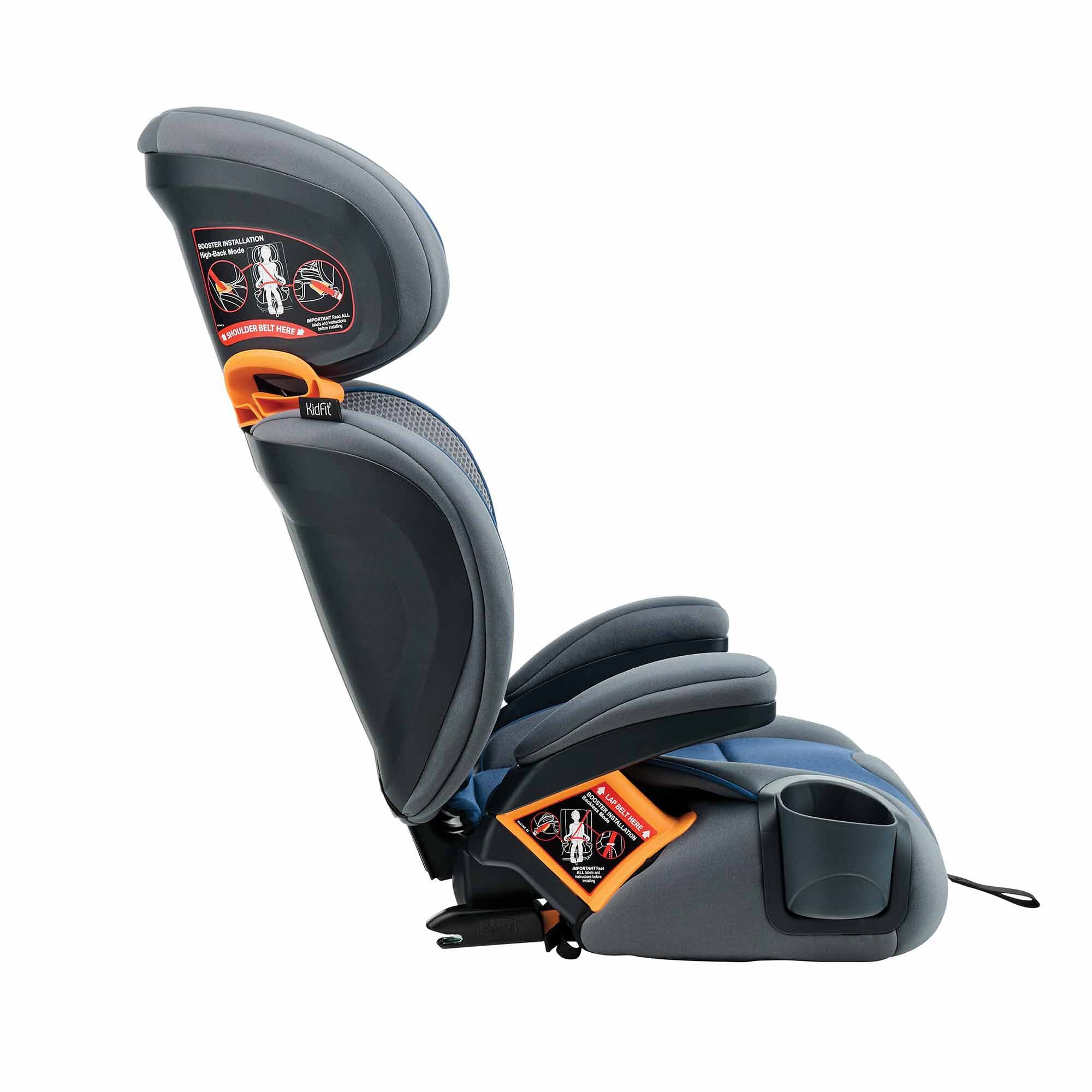 Chicco KidFit Adapt Plus 2-in-1 Belt Positioning Booster Car Seat for Kids - Safe & Comfortable Convertible Car Seat for Toddlers to Big Kids - Perfect for School, Travel & Family Road Trips