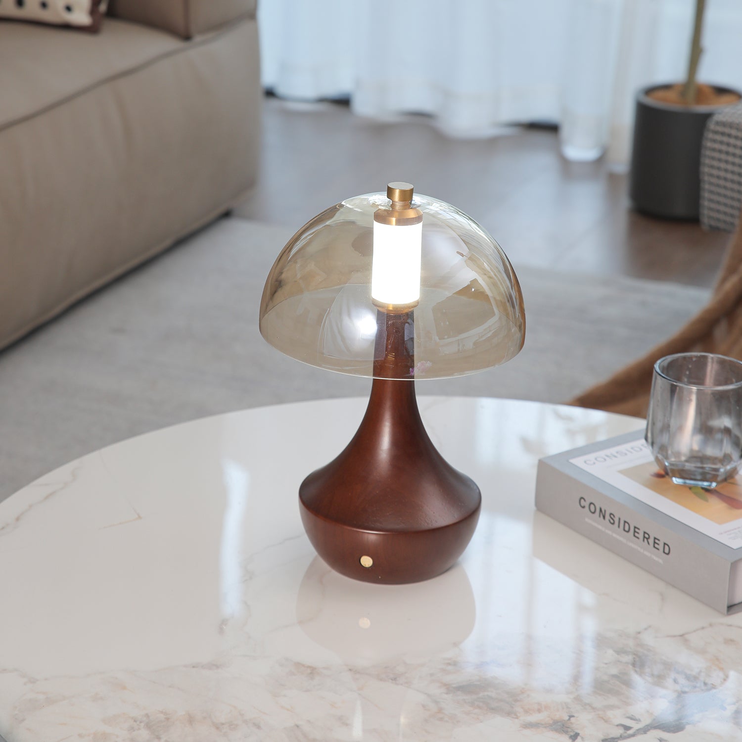 Modern Alden Table Lamp - Stylish LED Desk Light for Home Office, Bedroom & Living Room - Perfect for Reading, Working & Decor