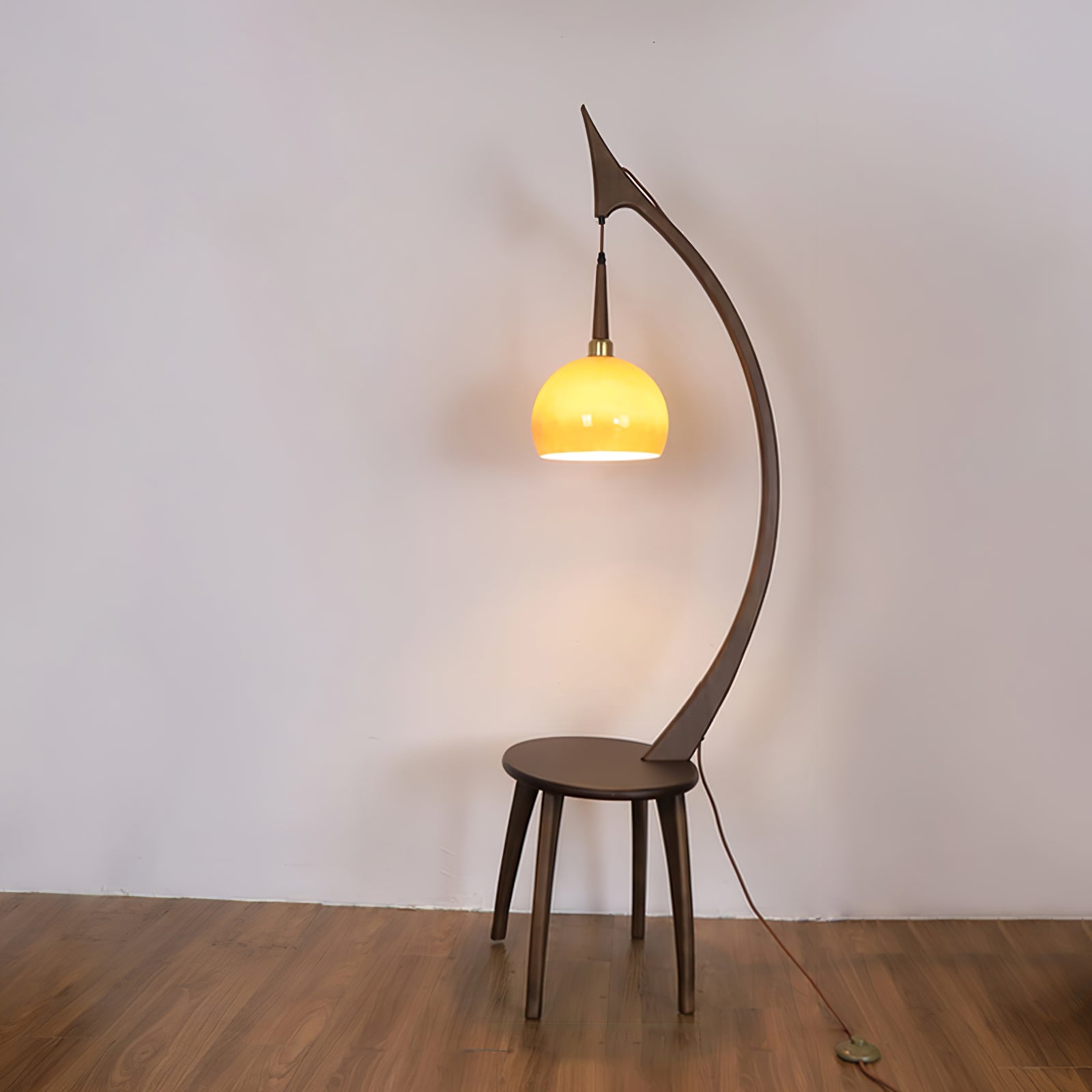 Arc Curve Floor Lamp - Modern Adjustable LED Standing Light for Living Room, Bedroom & Office - Perfect for Reading, Working & Ambient Lighting