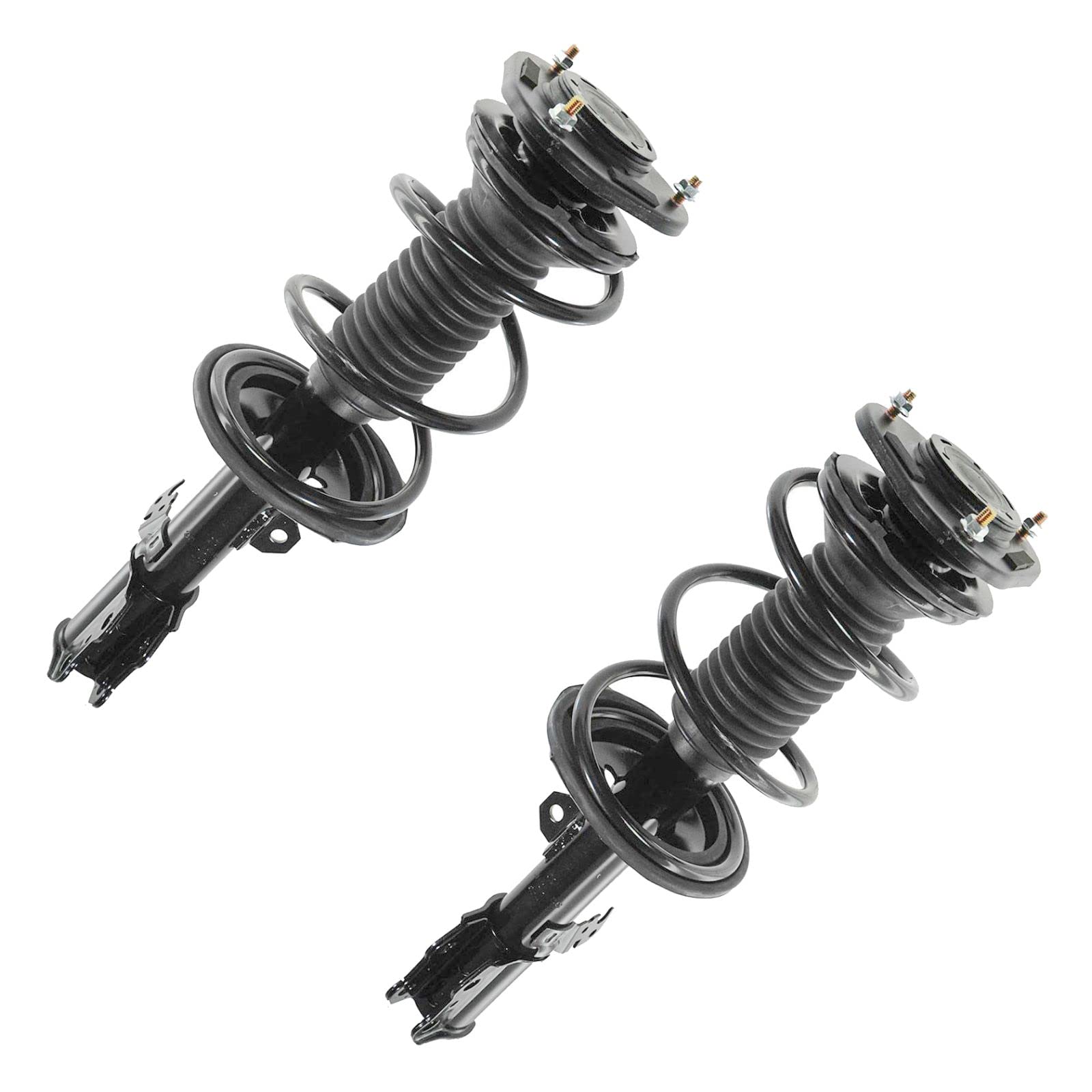 Complete Front Suspension Kit with Strut, Coil Spring, Sway Bar & Stabilizer Link for 2003-2008 Toyota Corolla - Improve Ride Comfort & Handling for Daily Commute & City Driving