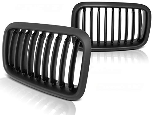 BMW 3 Series E36 Front Sport Grille Replacement - Black VR-90 Kidney Grille Compatible with 1990-1996 Sedan, Touring, Coupe & Cabrio | Upgrade Your Car's Style for Street Racing & Car Shows