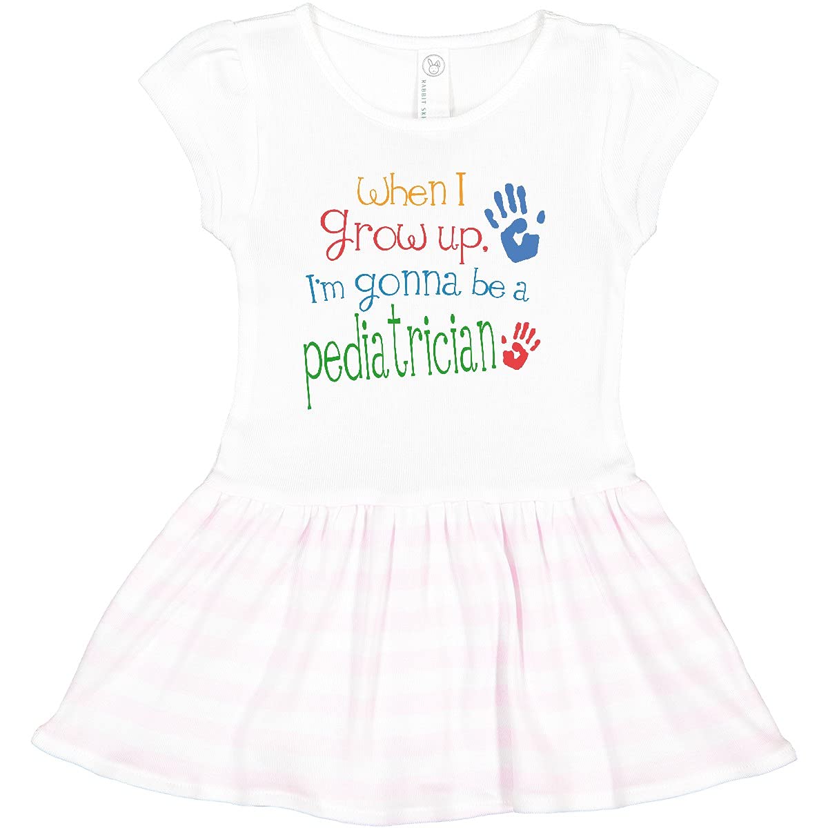 Inktastic Future Pediatrician Kids Doctor Costume - Adorable Toddler Dress for Pretend Play & Career Day Outfits