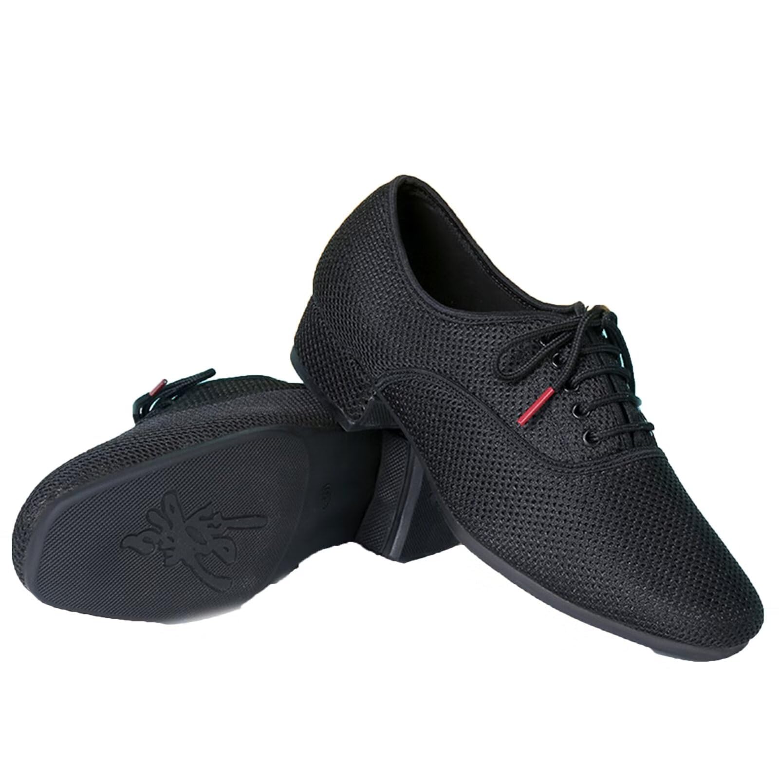 HusSeN Men's Professional Ballroom Dance Shoes - Lace-up Salsa, Tango, Modern Dance Shoes for Performance, Practice & Teaching - Perfect for Competitions, Social Dancing & Studio Classes