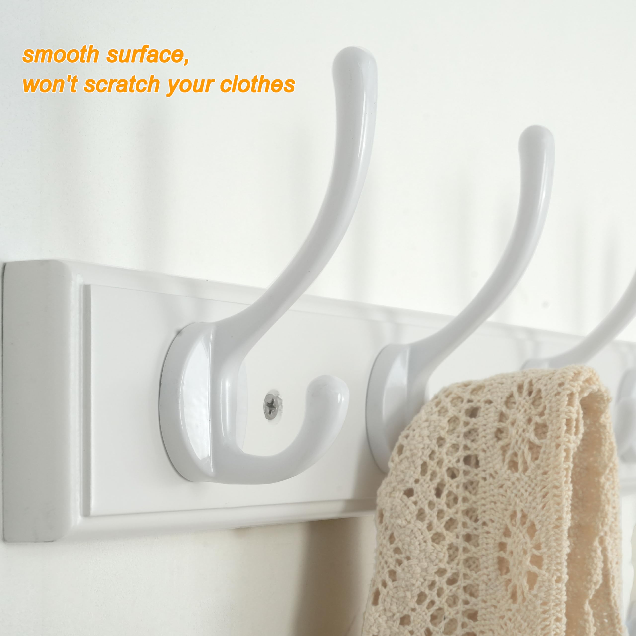 WEBI 10-Hook Wall Mounted Coat Rack - 38.25