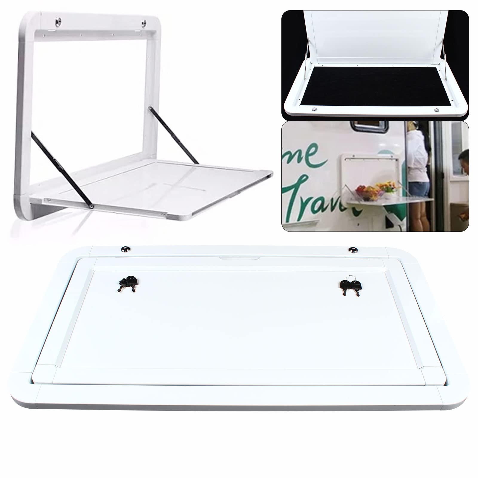 Foldable RV Picnic Table - Wall Mounted Outdoor Camping Table 31.5