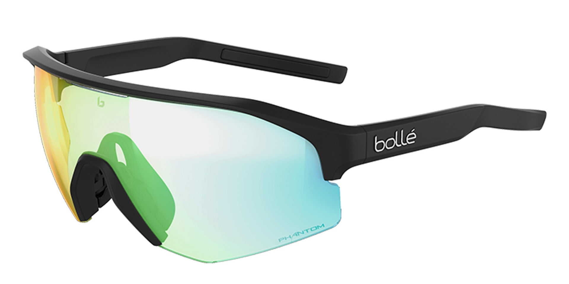 Bolle Lightshifter XL Polarized Sunglasses - UV Protection, Anti-Glare for Outdoor Sports & Driving - Lightweight & Comfortable for Running, Cycling, Hiking