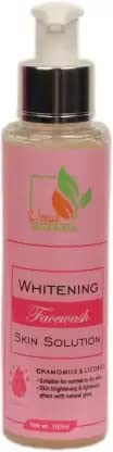 NUTRAVEDA Whitening Face Wash - Brightening Skin Solution for Glowing Complexion (100ml) | Gentle Cleanser for Daily Use, Dark Spot Reduction & Even Skin Tone
