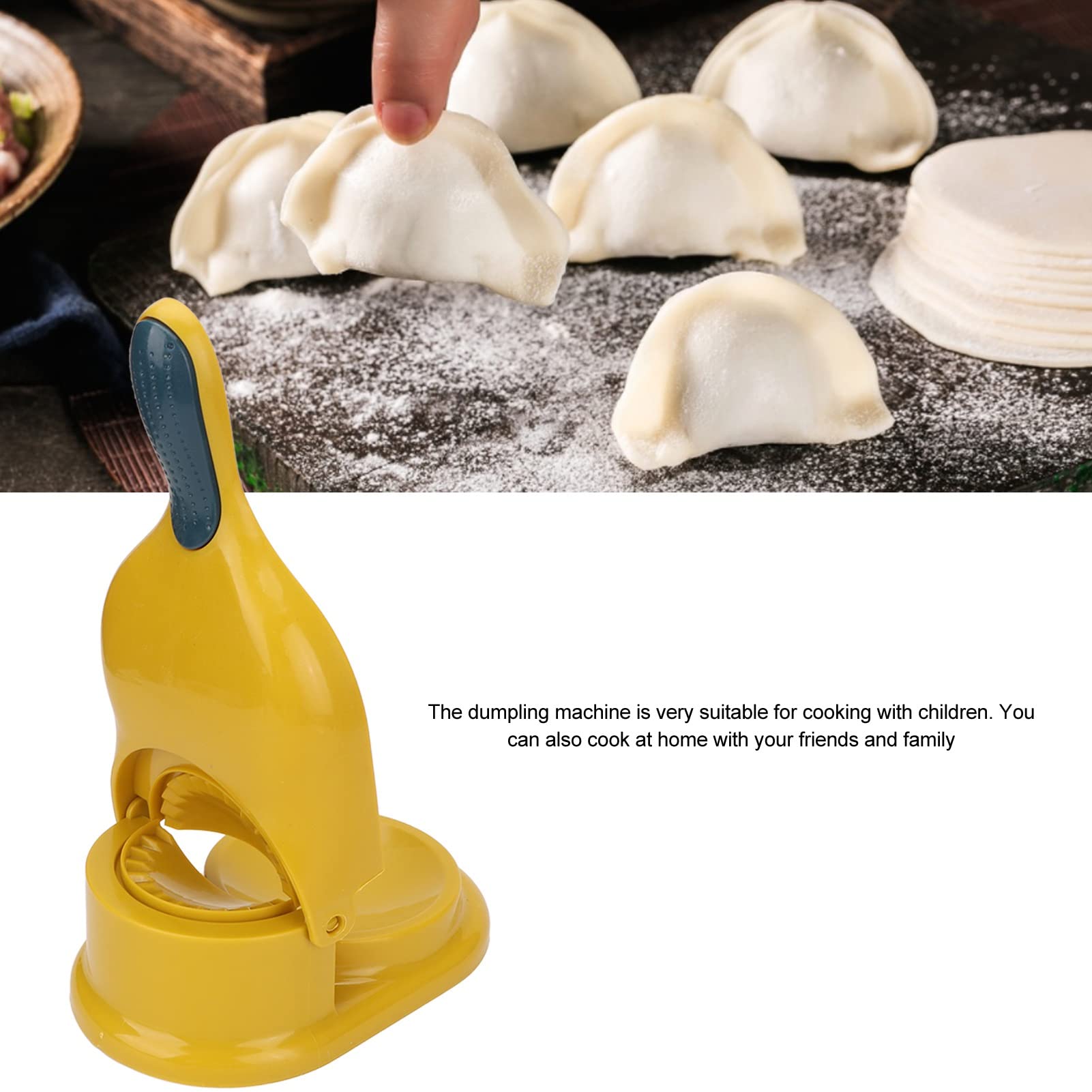 2-in-1 Manual Dumpling Maker - Pasta Press for Home & Restaurant Use