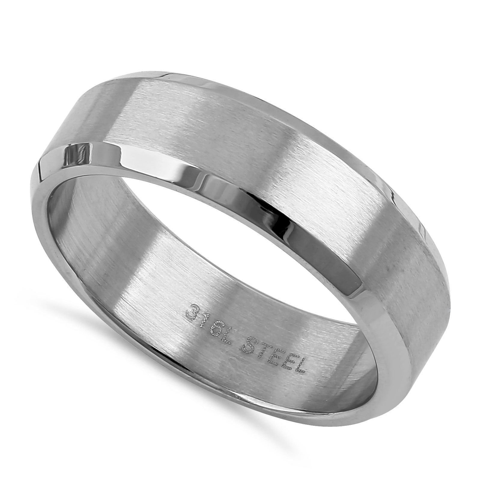 6mm Stainless Steel Wedding Band Ring for Men & Women - Durable, Hypoallergenic, Comfort Fit for Everyday Wear & Special Occasions