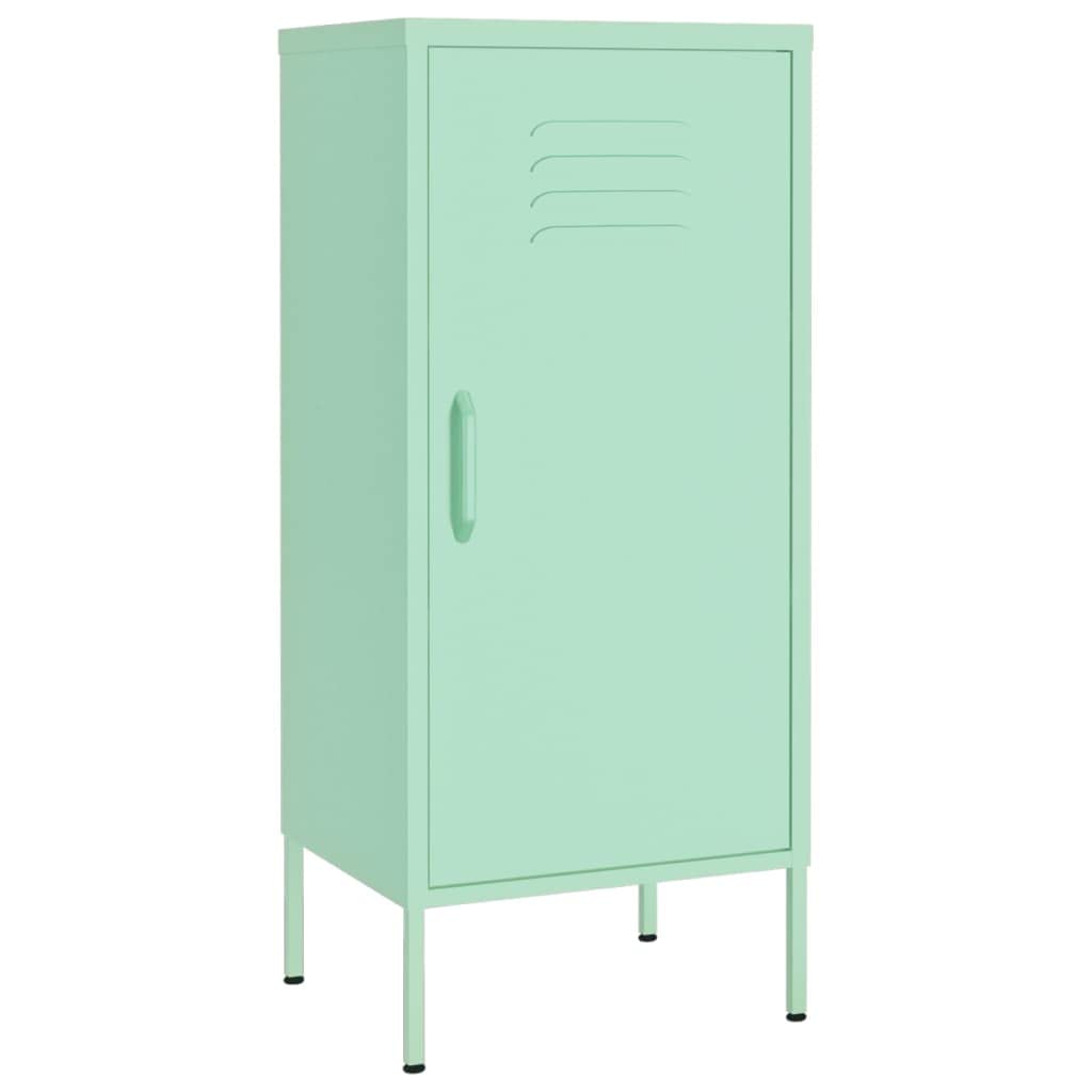 Steel Storage Cabinet with Single Door & 2 Adjustable Shelves - 16.7