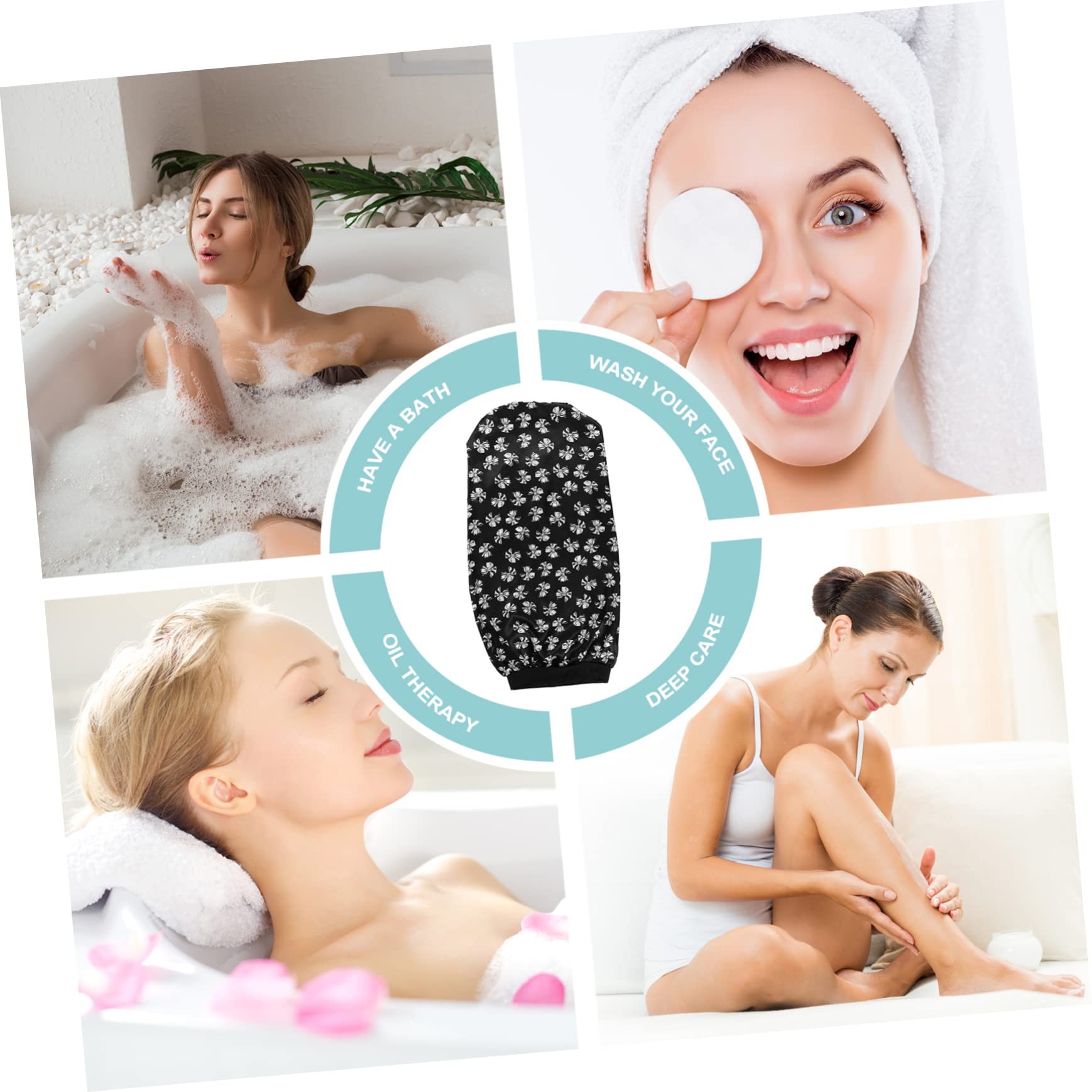 FOMIYES Satin Sleep Hair Wrap for Women - Soft Elastic Night Cap for Long Hair Protection - Perfect for Sleeping, Travel & Home Use