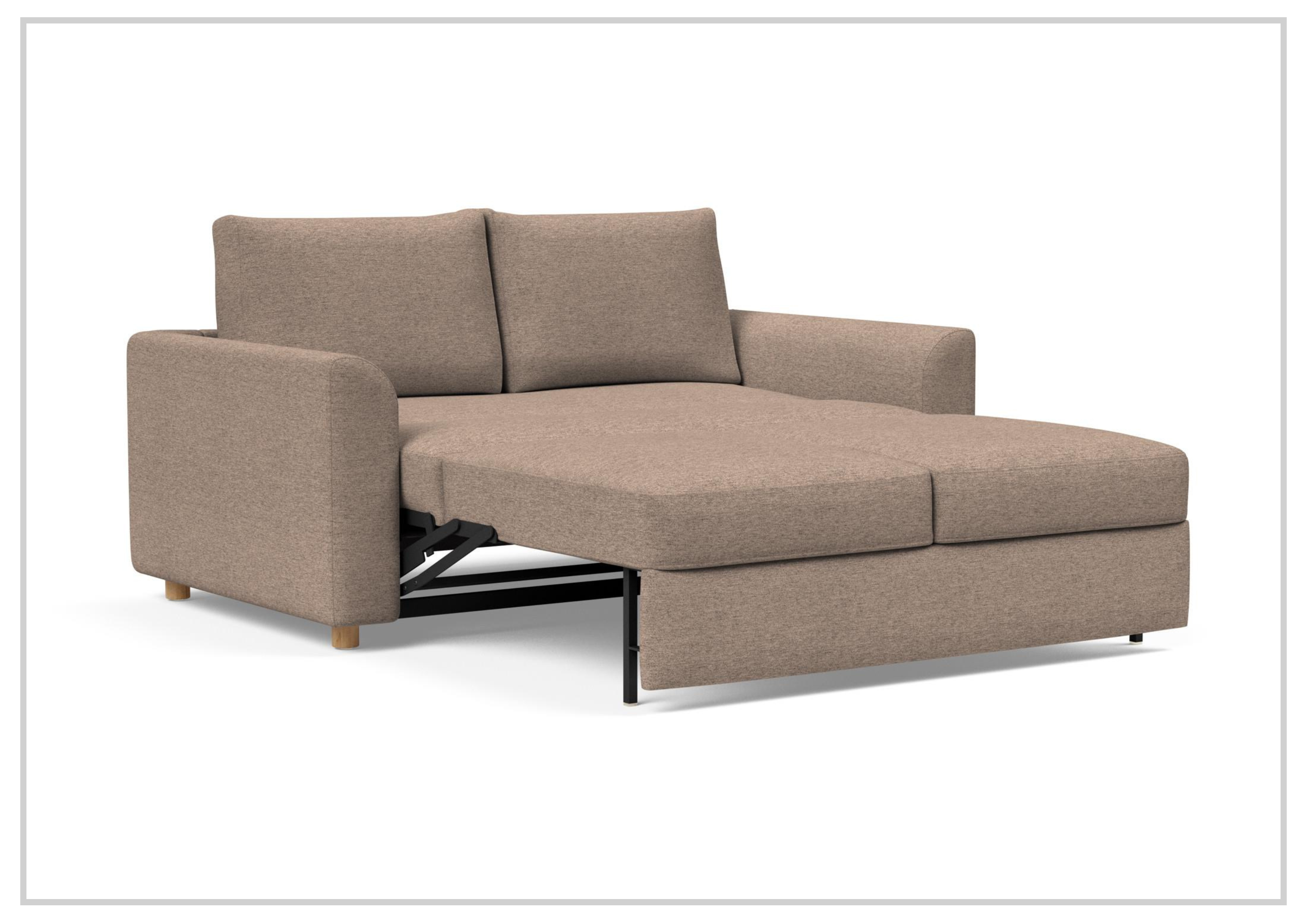 Innovation Living Neah Fabric 2-Seater Full-Size Sleeper Sofa Bed - Convertible Couch for Small Spaces, Guest Room & Apartment Living