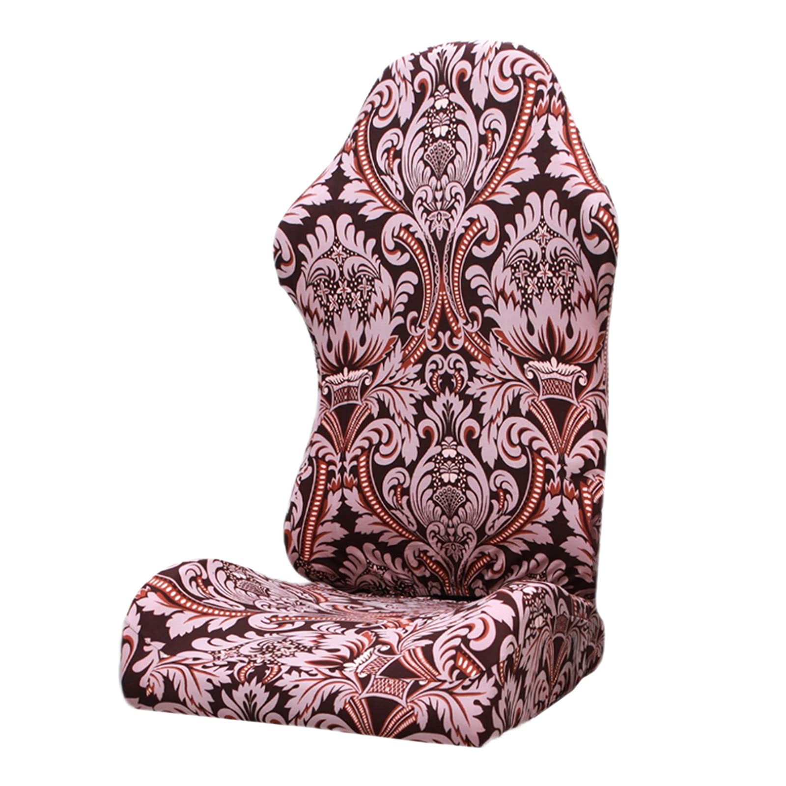 Homozy Stretch Gaming Chair Cover - Universal Fit for Office, Internet Cafe & Home Use - Black Pattern Design - Waterproof & Anti-Slip Seat Protector for PC Gamers & Office Workers