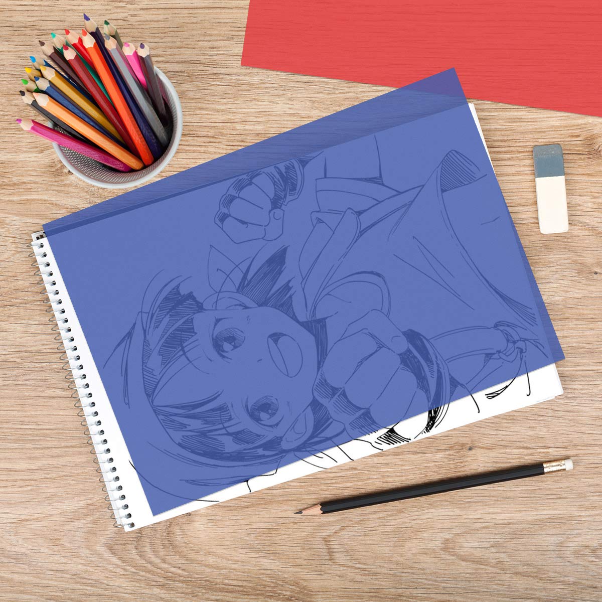 Premium Colored Vellum Paper - 20 Sheets 10 Vibrant Colors Translucent Sketching & Tracing Paper for Invitations, Card Making, Scrapbooking, DIY Crafts - Perfect for Wedding Stationery, Art Projects & Gift Wrapping (8.3