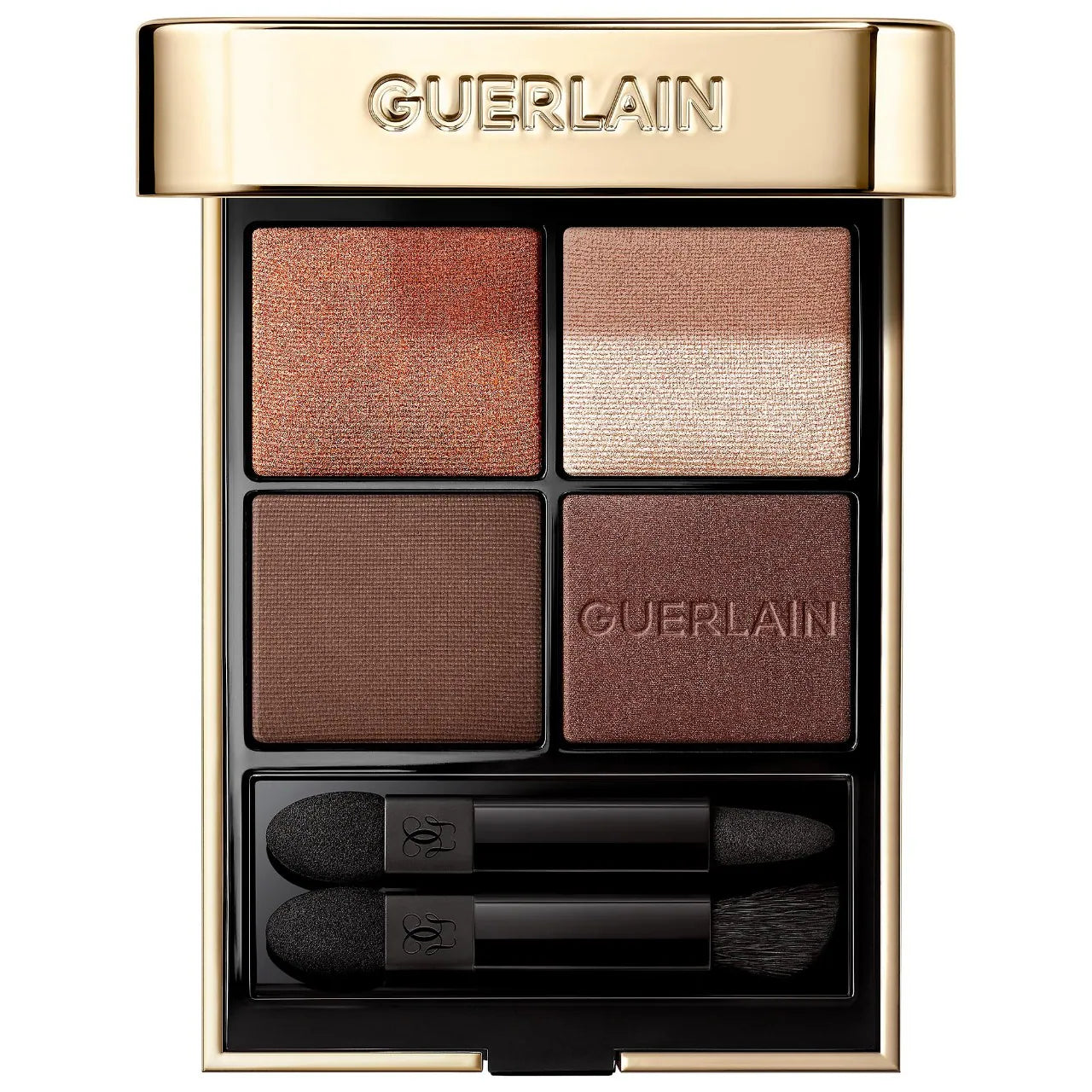 GUERLAIN Ombres G Quad Eyeshadow Palette - 4 Long-Lasting Matte & Shimmer Eyeshadows for Day & Night Makeup | Perfect for Professional Makeup Artists & Everyday Glam
