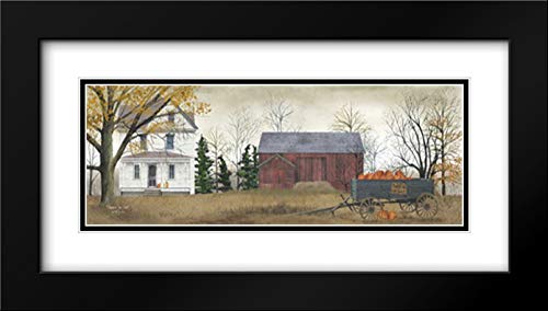 Black Modern Wood Frame with Double Matting