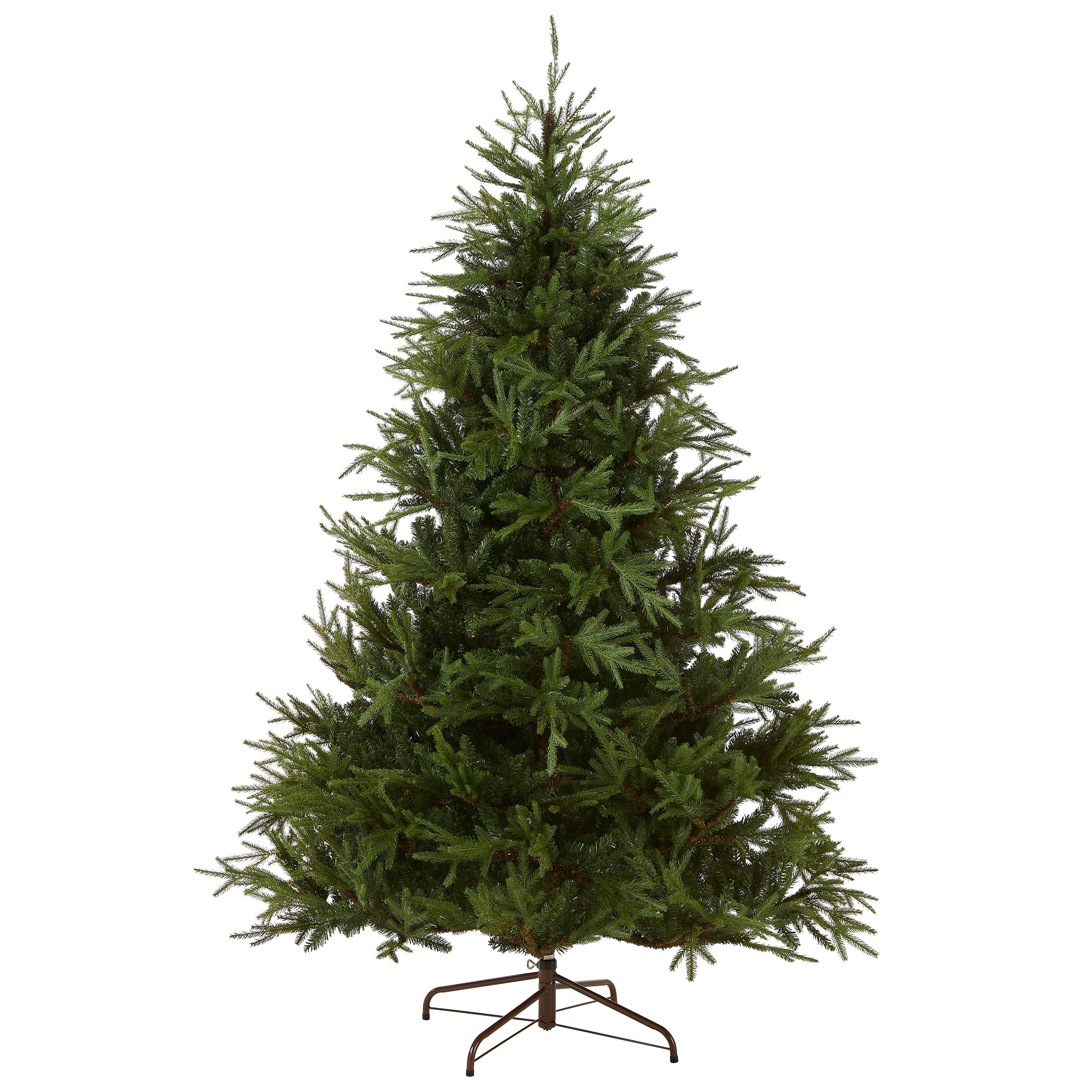 7.5 ft. Fraser Fir Christmas Tree - Premium Artificial Holiday Tree with Realistic Needles & Sturdy Stand | Perfect for Living Room, Office, or Holiday Decorations