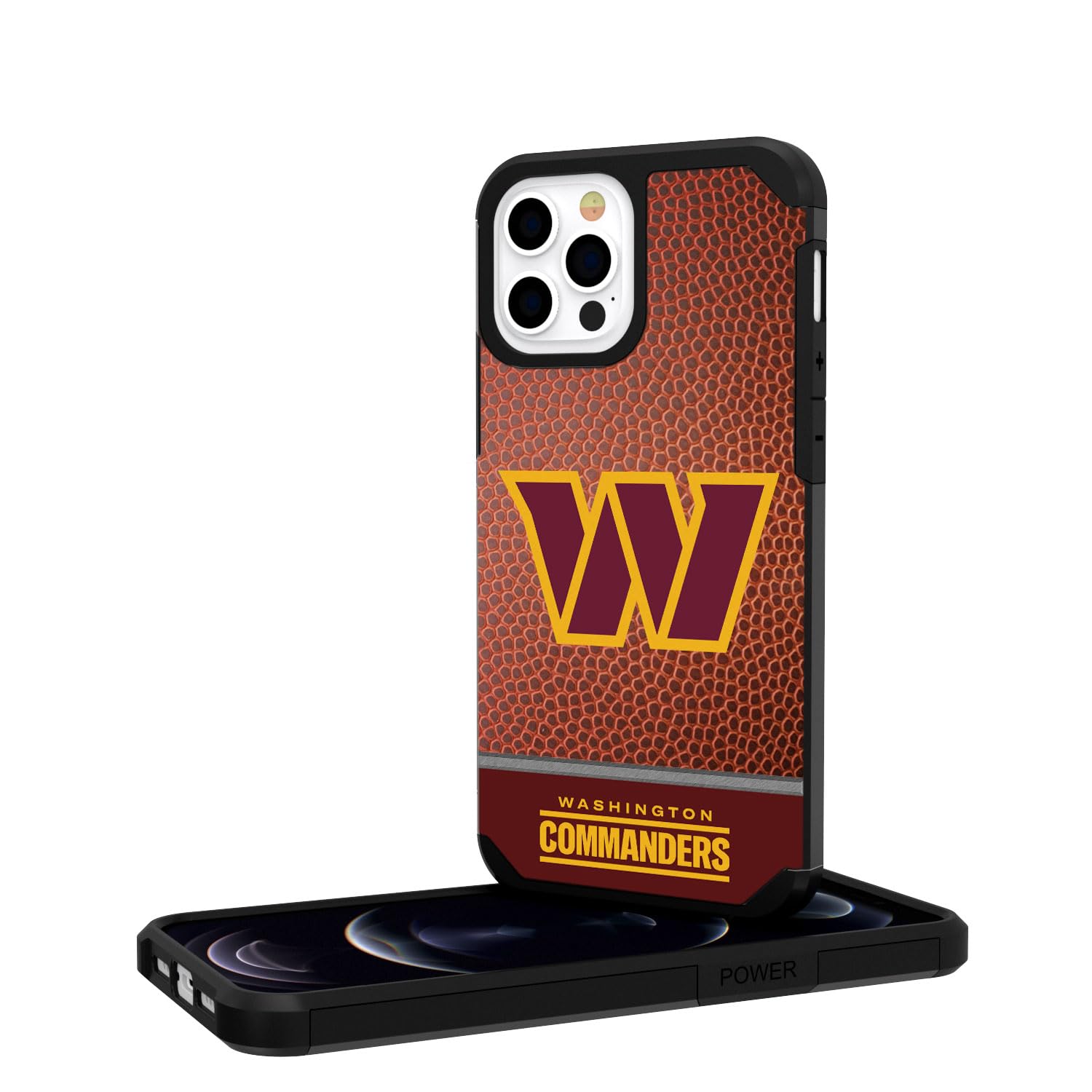 Washington Commanders iPhone Case - Rugged Football Wordmark Design - Durable Protection for iPhone 14/13/12/Pro/Max - Perfect for Game Day & Everyday Use