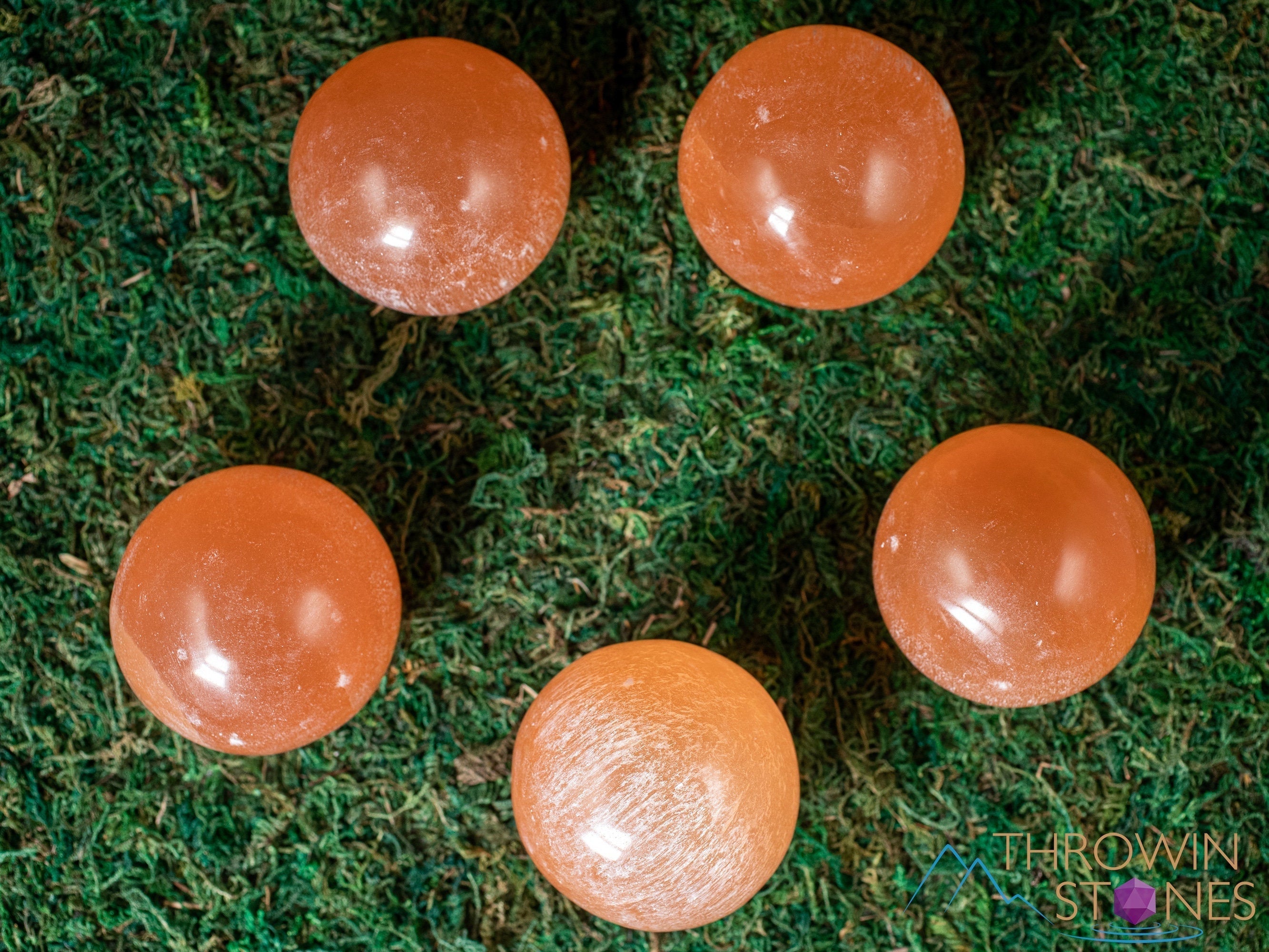 Large Orange Selenite Crystal Sphere - XL Healing Crystal Ball for Home Decor, Housewarming Gift, Meditation & Energy Cleansing (E1859)
