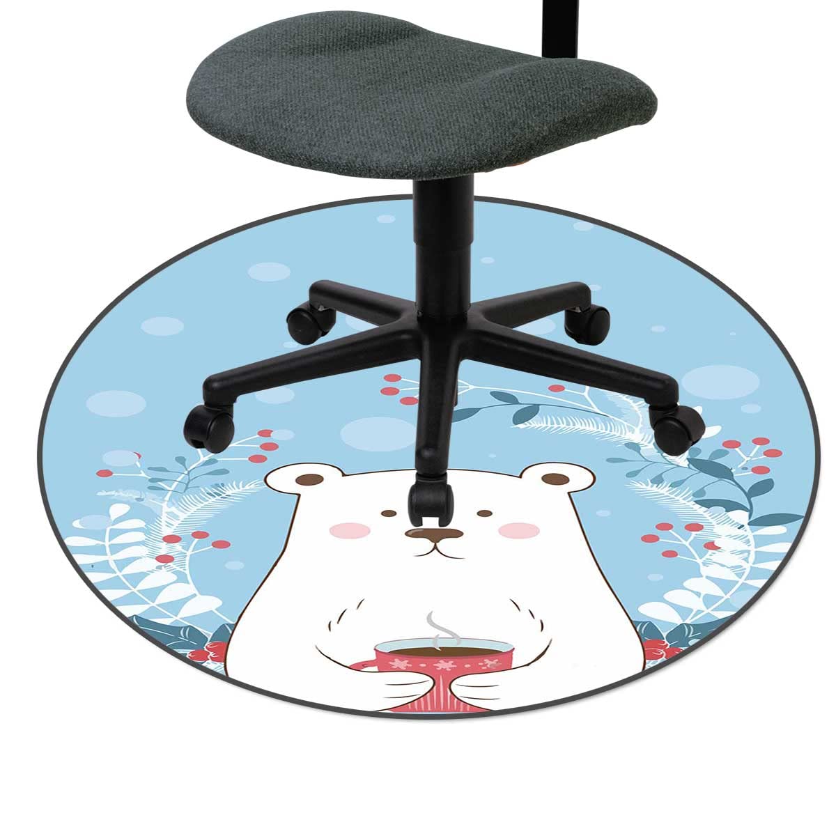 Cute Cartoon Chair Mat for Hardwood Floor - 37