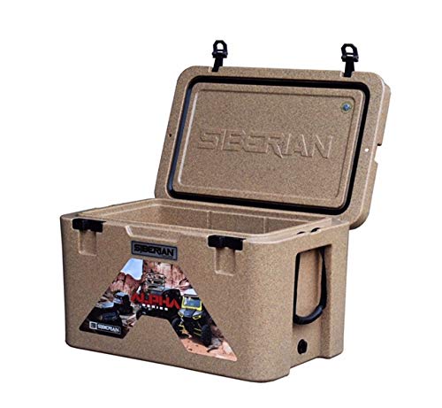 Alpha Pro Series 45 Quart Cooler in Sahara Tan - Includes Accessories | Heavy-Duty Outdoor Cooler for Camping, Tailgating & Beach Trips