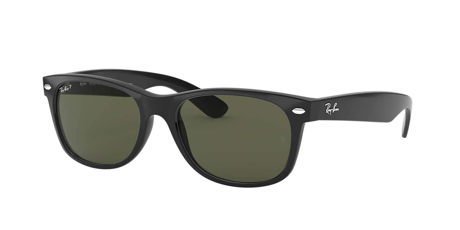 Ray-Ban RB2132F New Wayfarer Low Bridge Fit Square Sunglasses for Men & Women - UV Protection, Classic Style - Perfect for Driving, Beach, and Outdoor Activities