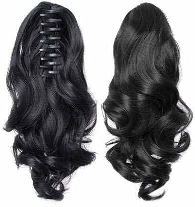 DIYA DIVINE Clip-In Synthetic Hair Extensions for Women & Girls - Instant Volume Ponytail Hairpiece for Everyday & Special Occasions
