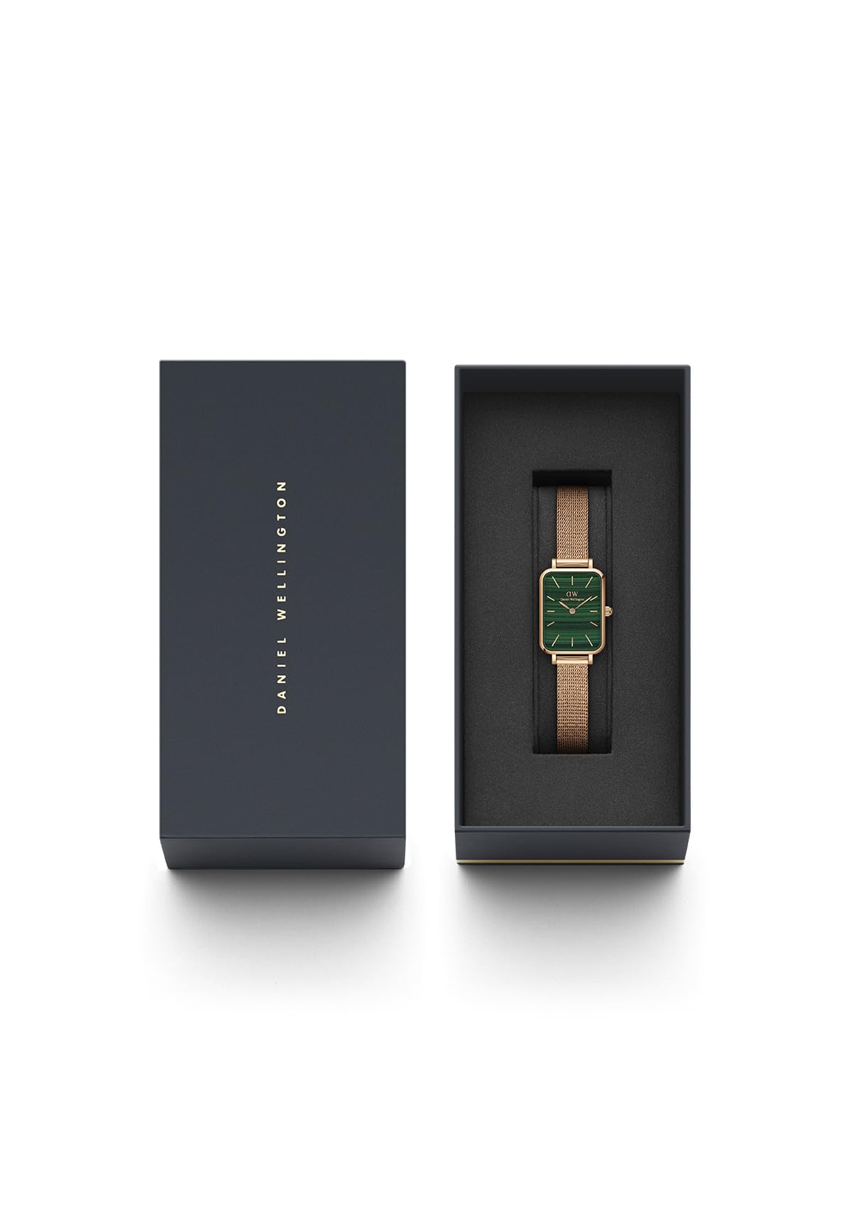 Daniel Wellington Quadro Rose Gold Stainless Steel Watch (316L) - Elegant Dress Watch for Women & Men | Perfect for Business, Formal Events & Everyday Wear