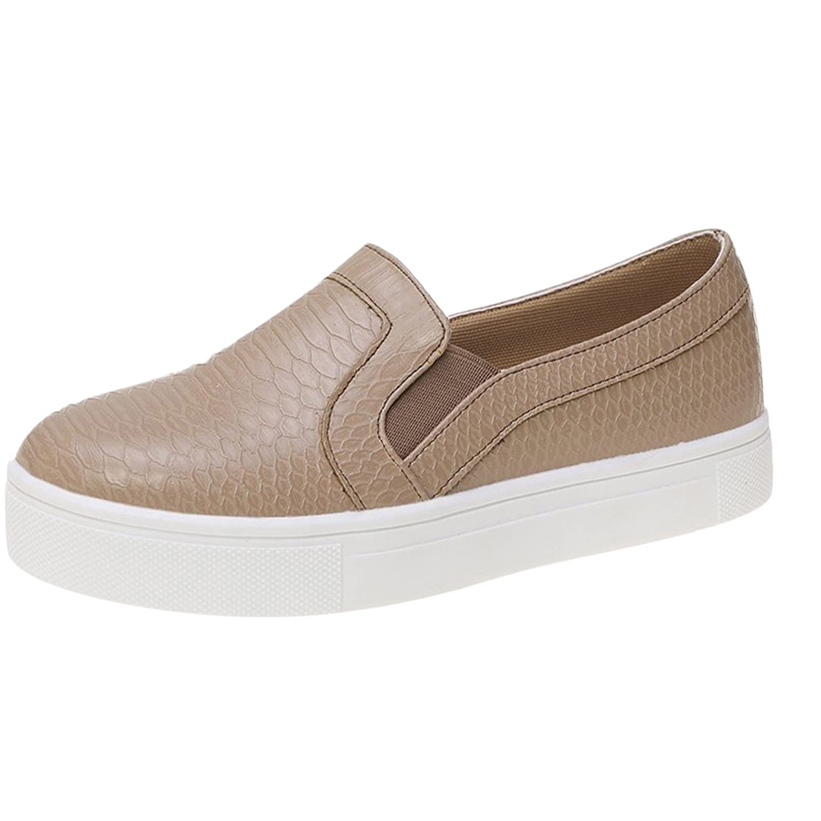Flat Color Casual Fashion Sneakers - Large Size Solid Leather Shoes for Women & Men | Perfect for Everyday Wear, Walking & Comfortable Outfits