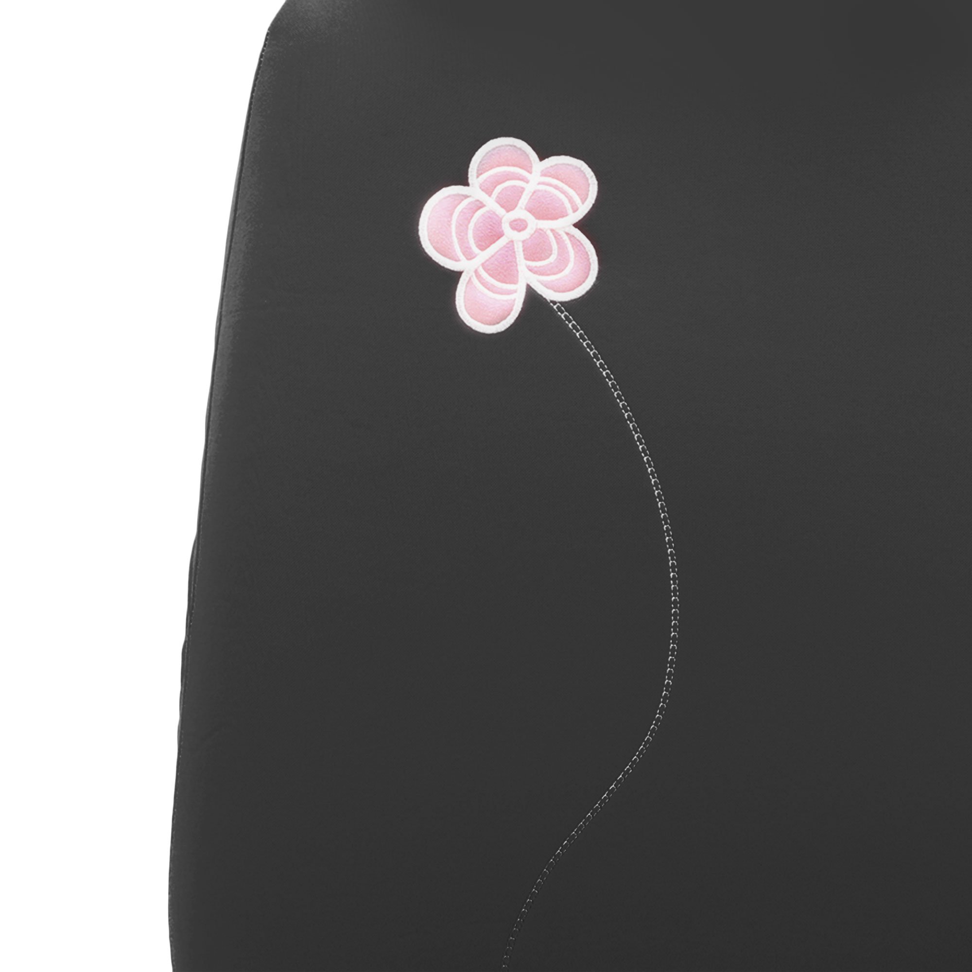 TLH Floral Car Seat Covers - Universal Fit Front Seat Protectors with Airbag Compatibility (Black) | Premium Automotive Interior Accessories for Cars, Trucks & SUVs | Perfect for Daily Commute, Road Trips & Protecting Seats from Wear