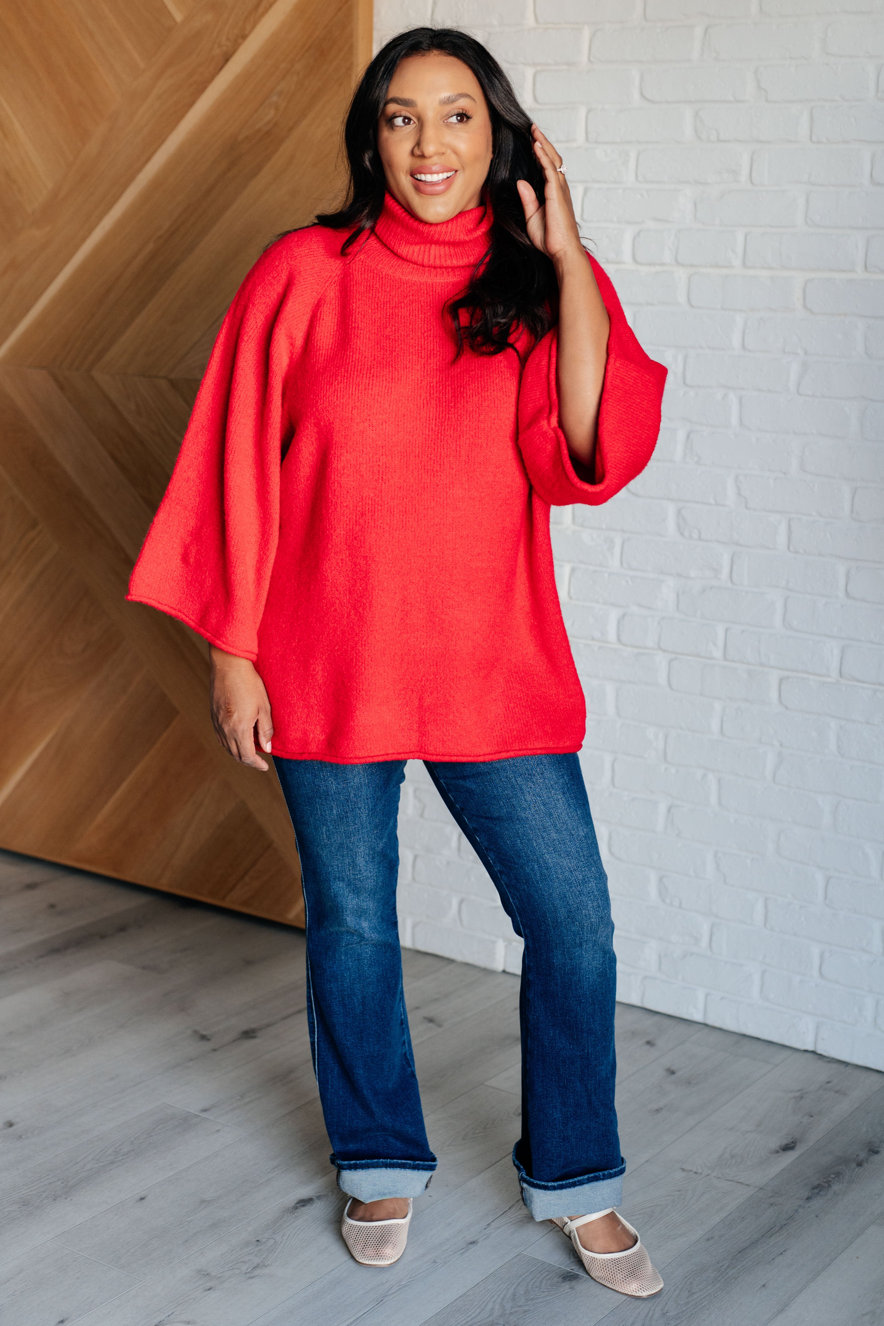 Stylish Women's Turtleneck Sweater - Soft Winter Knit Pullover for Casual Wear & Office Outfits | Cozy Cold Weather Fashion Essential