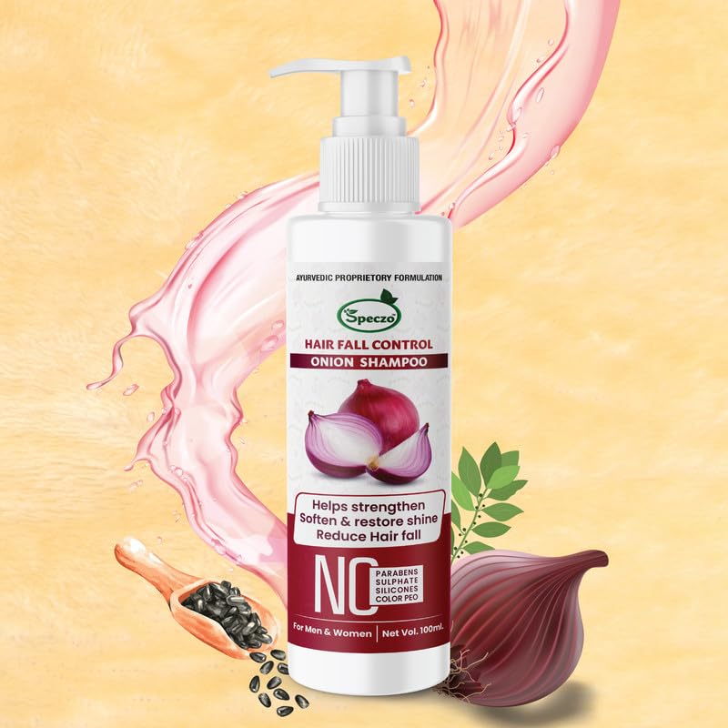 Sabtes Onion Shampoo for Hair Growth - Pack of 2 | Repairs Dry Scalp & Controls Hair Loss | Paraben-Free Formula for Smoother, Softer, Shinier Hair | Reduces Hair Fall Up to 100% | Ideal for Daily Hair Care & Scalp Treatment