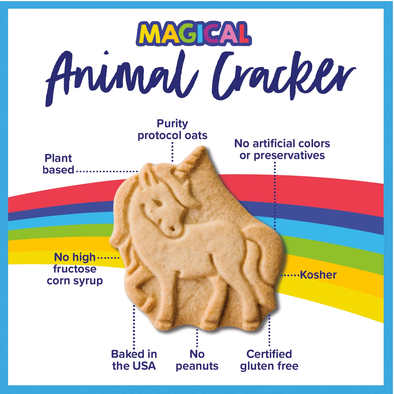 Goodie Girl Gluten Free Snack Pack Variety - Magical Animal Crackers, Mini Chocolate Chip & Brown Sugar Cookies | Peanut Free, 24-Pack | Perfect for School Lunches, Office Snacks & Travel