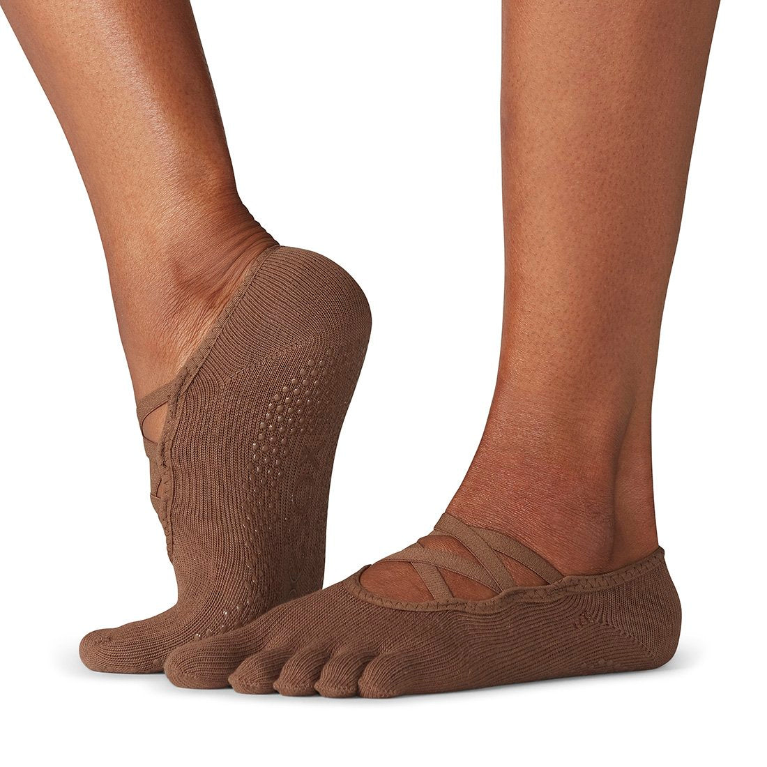 ToeSox Elle Grip Socks - Non-Slip Yoga Socks for Women with Toe Separators | Perfect for Pilates, Barre & Hot Yoga Workouts