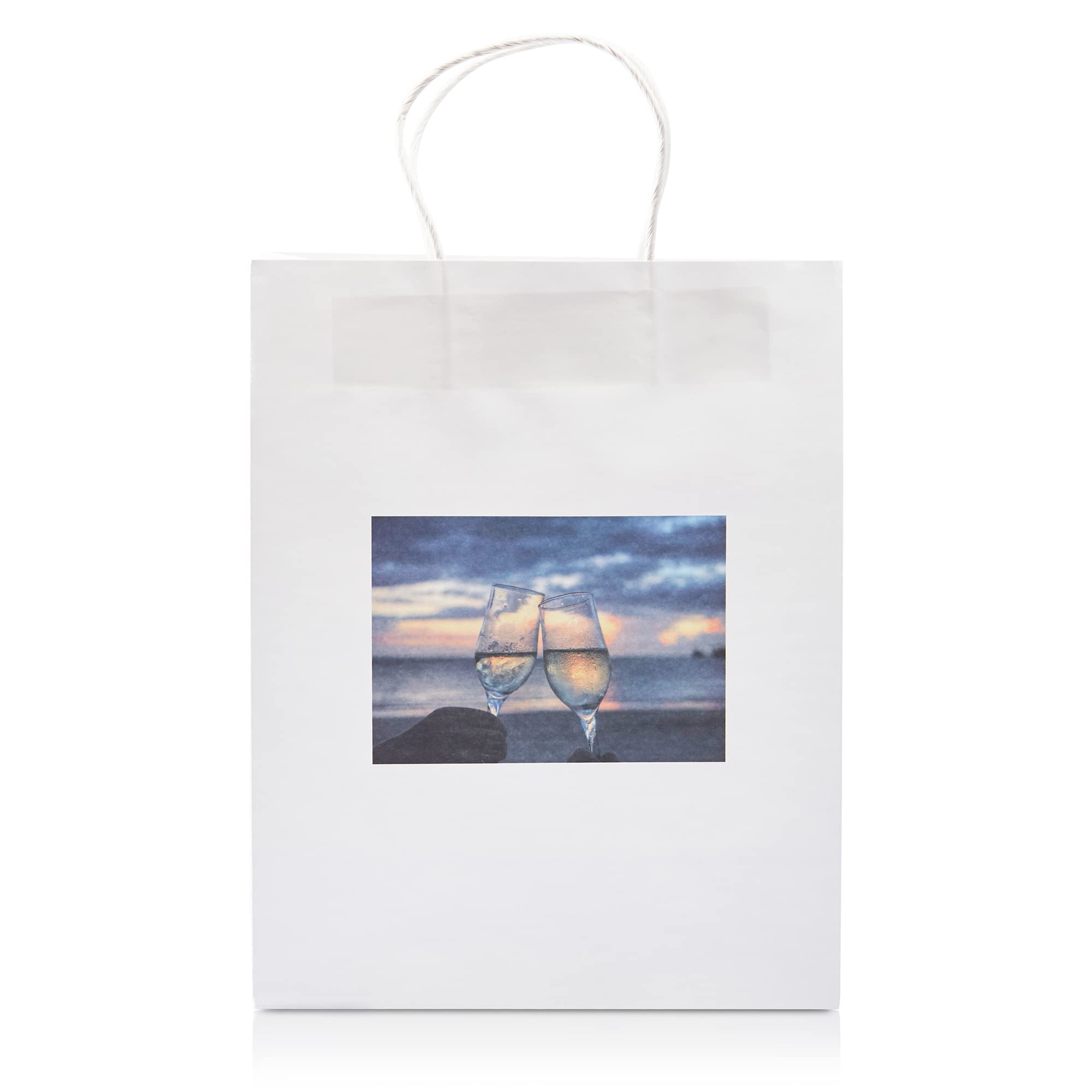 Eco-Friendly Biodegradable Paper Gift Bags - 9 Pack Small Durable Gift Wrapping Bags with Stylish Designs | Perfect for Birthday Presents, Party Favors, Wedding Gifts & Retail Packaging