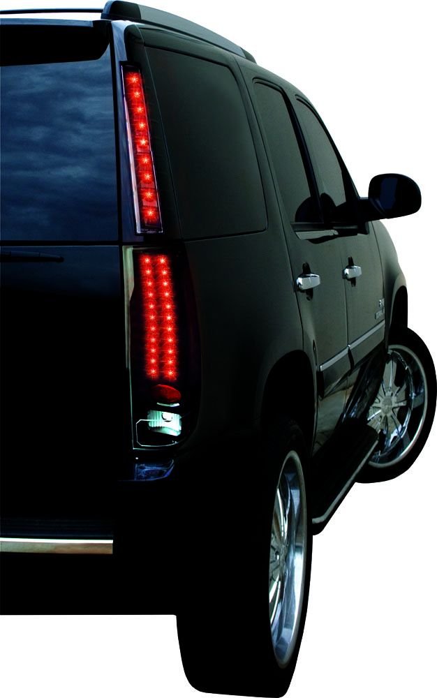 IPCW LEDT-611CB LED Tail Lights - Black for 2007-2014 GMC Yukon & Yukon XL - Durable & Bright Replacement Lamps for Enhanced Safety & Style | Perfect for Night Driving, Off-Roading & Custom Car Upgrades