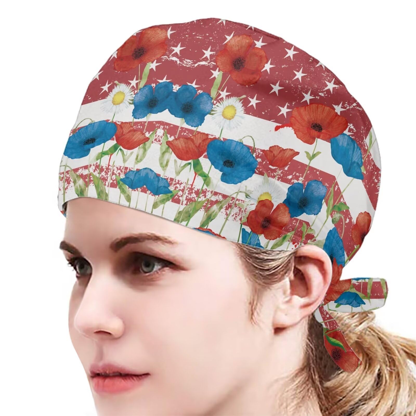 Belidome Adjustable Work Hat for Women & Men - Breathable Cleaning Cap with Sweatband - Perfect for Housekeeping, Gardening & Outdoor Activities