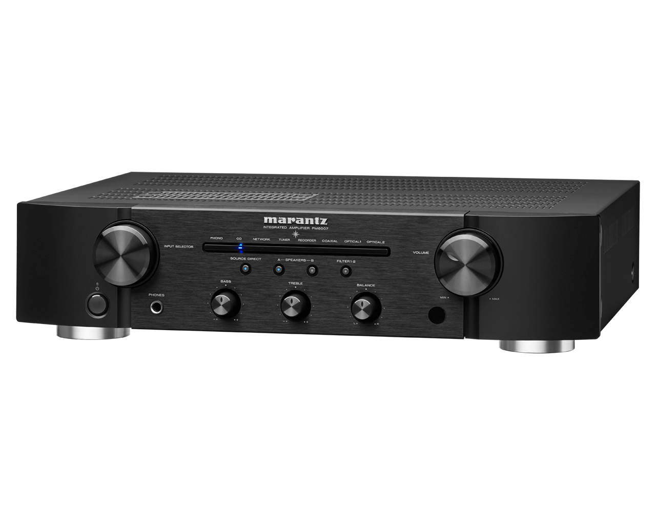 Marantz PM6007 Integrated Stereo Amplifier with Digital Inputs - High-Fidelity Audio for Home Theater & Music Listening