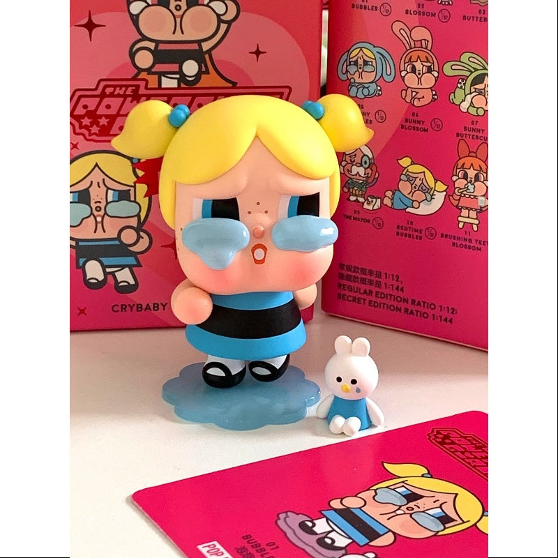 Powerpuff Girls Crybaby Bubbles Action Figure – Collectible Toy for Kids & Fans – Perfect for Display, Play, and Themed Parties