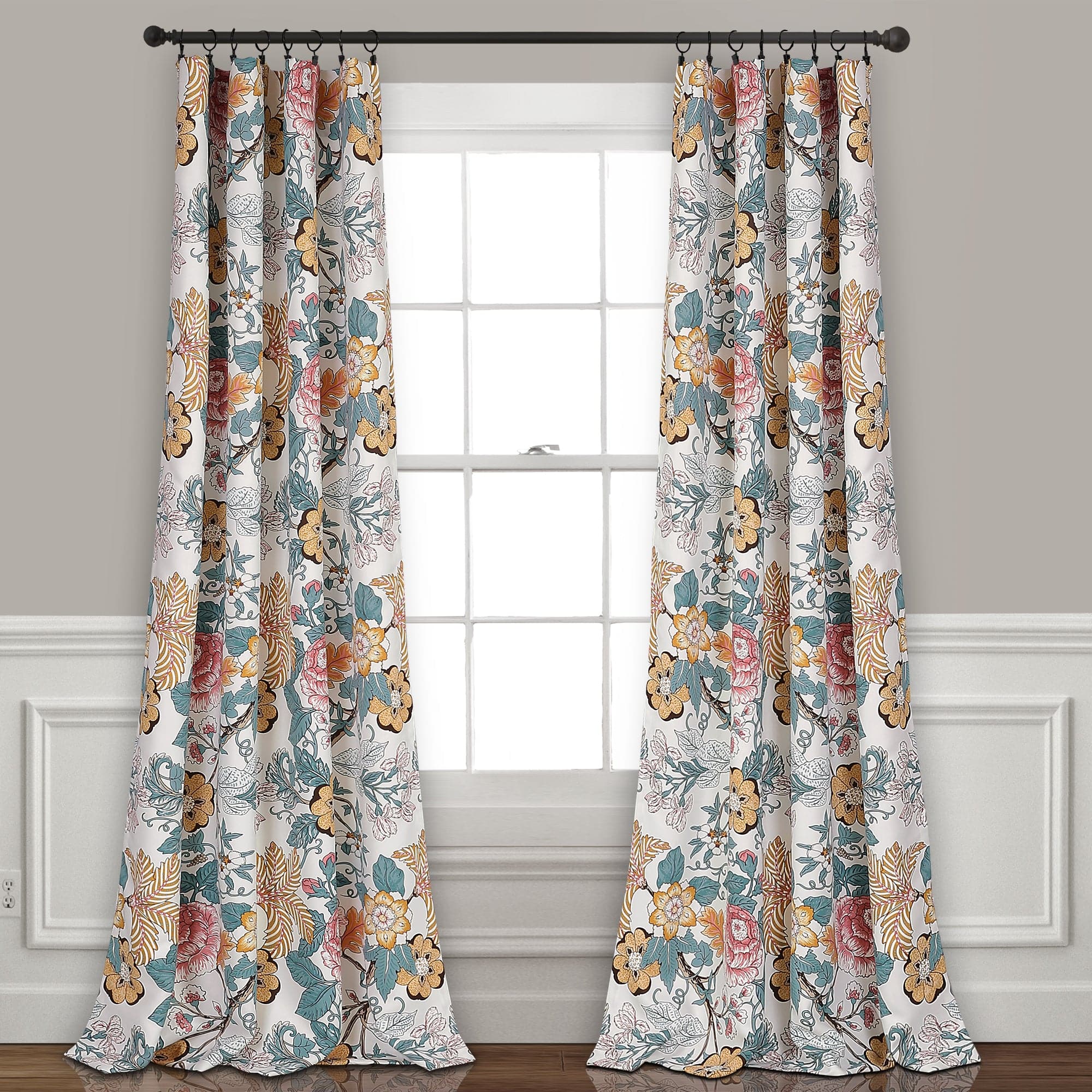 Light Filtering Window Curtain Panel Set for Living Room & Bedroom - Sydney Collection | Soft Sheer Drapes for Natural Light Control & Privacy