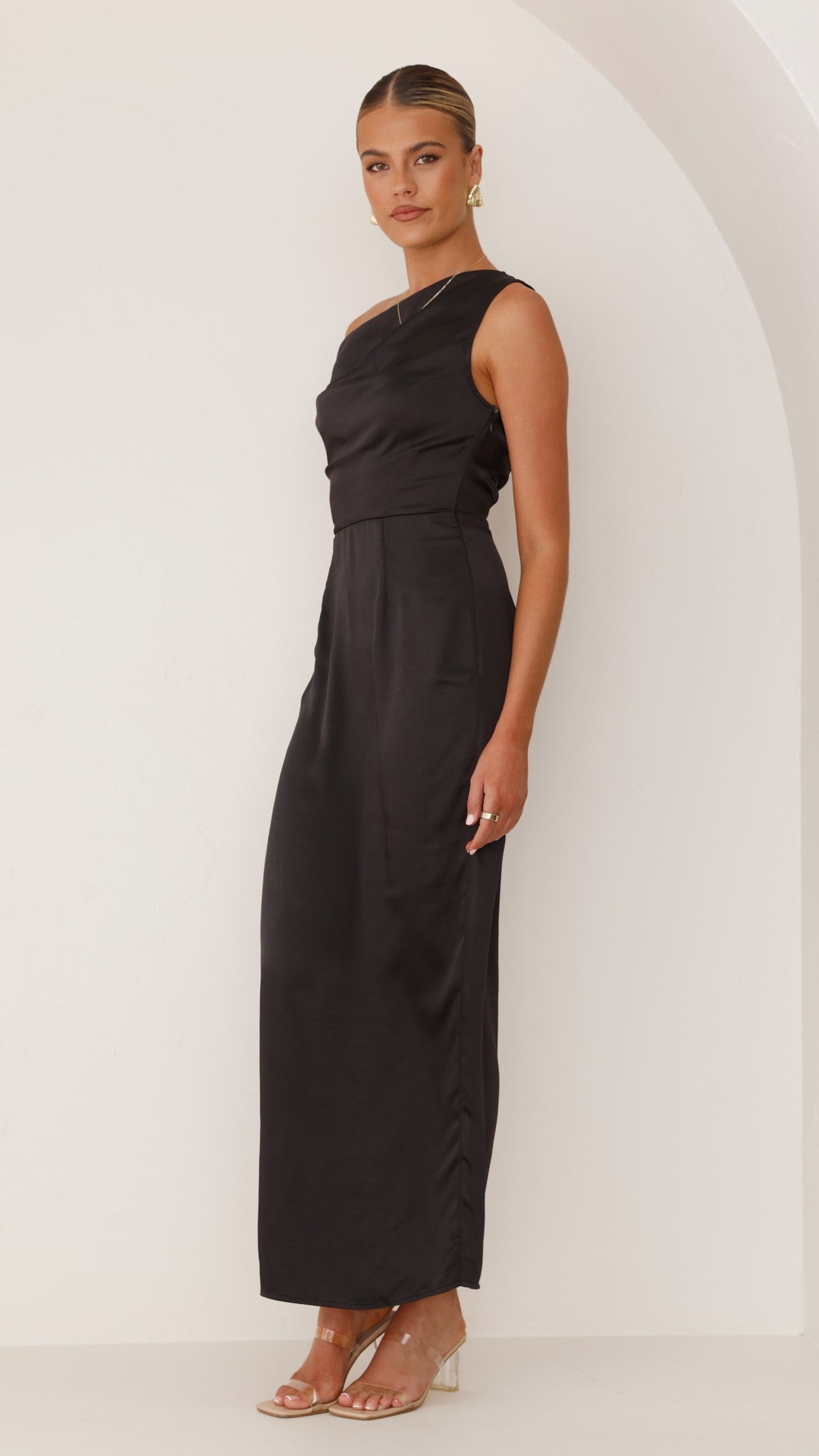 Harlowe Maxi Dress for Women - Elegant Black Long Flowy Dress for Summer, Beach, Parties & Special Occasions