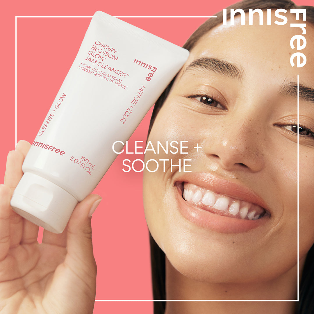Cherry Blossom Glow Jam Cleanser - Brightening & Hydrating Face Wash for Radiant Skin | Perfect for Morning & Night Skincare Routine