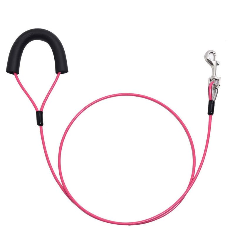 PSK PET MART 5ft Durable PVC Retractable Dog Leash with Steel Wire Rope & Swivel Snap Hook - Long Walking Leash for Medium to Large Dogs, Perfect for Outdoor Adventures, Hiking, and Daily Walks