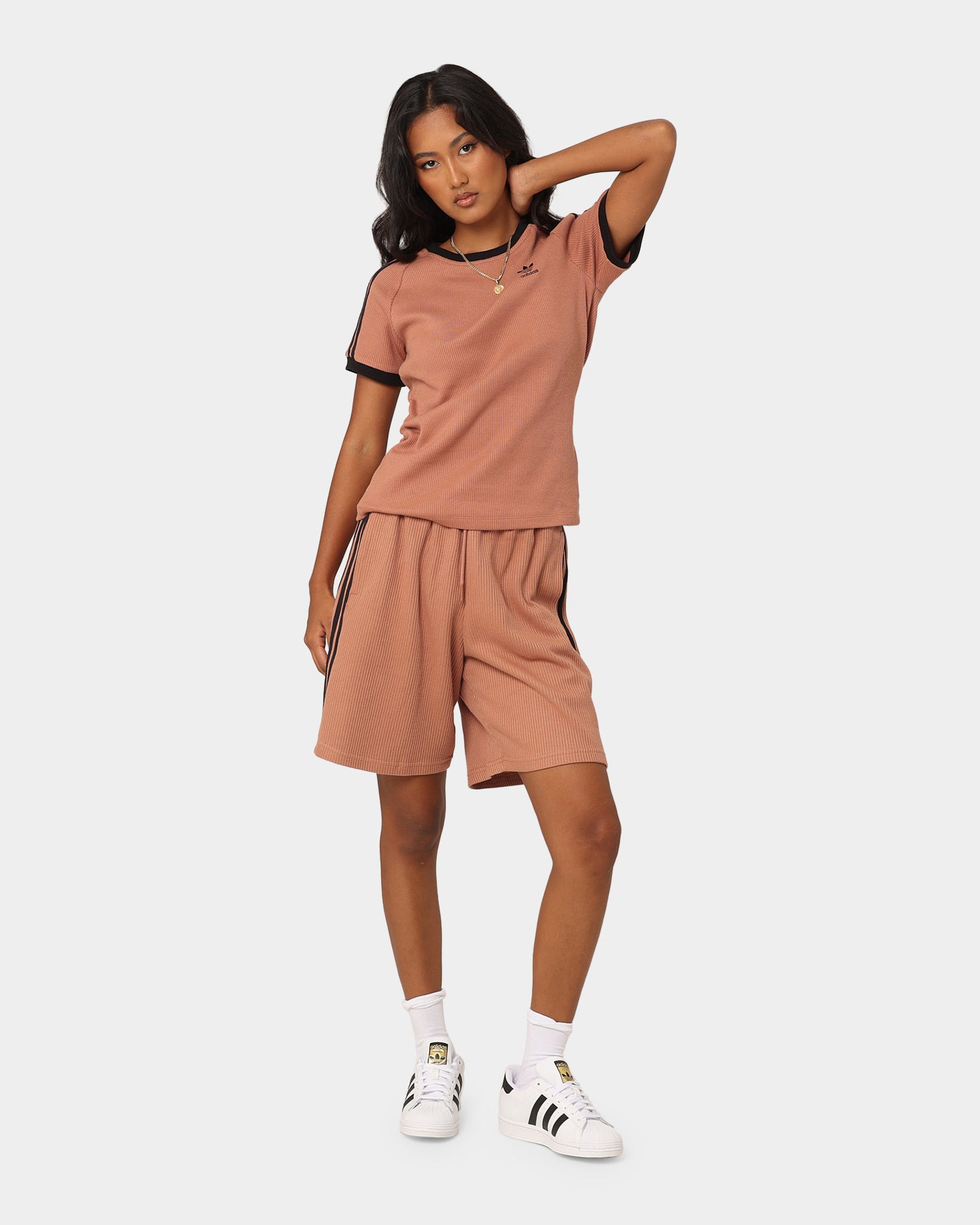 Adidas Women's Bermuda Shorts - Athletic Casual Stretch Comfort Fit Workout Running Yoga Lounge Wear for Summer Outdoor Activities