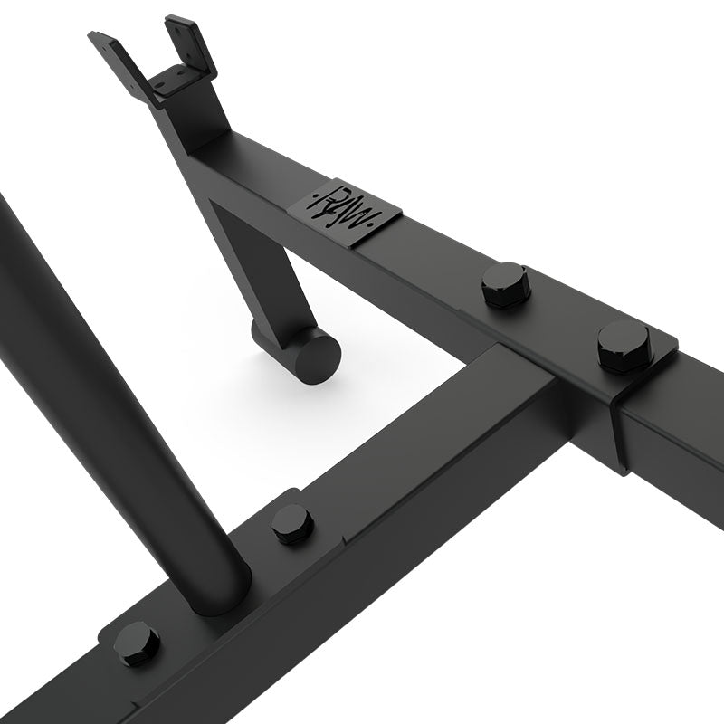 Barbell Jack Double - Heavy Duty Weightlifting Barbell Stand for Gym & CrossFit Training - Perfect for Deadlifts, Squats & Olympic Lifting