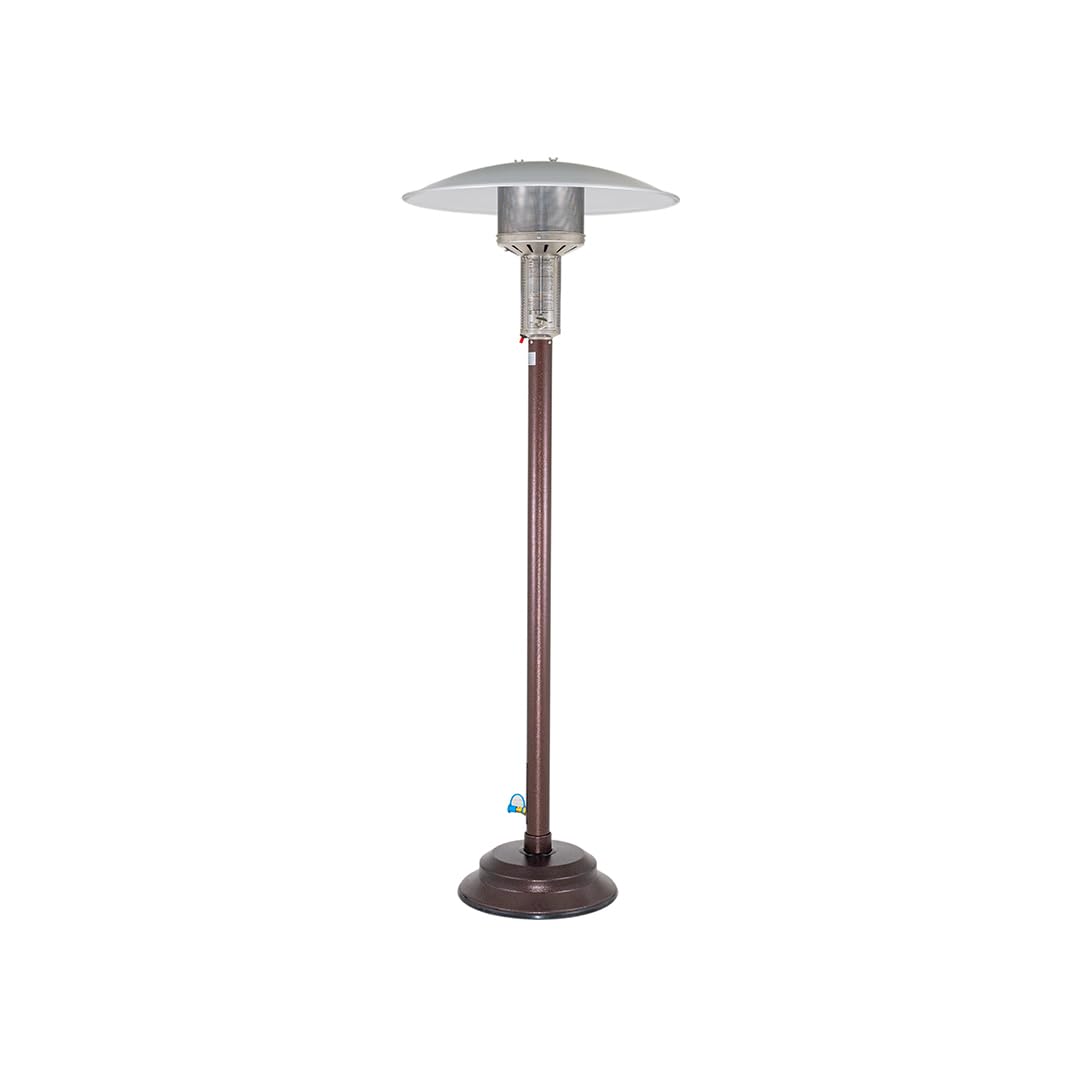 NPC05 - NG Portable Patio Heater with Antique Bronze Finish - Outdoor Heating for Backyard, Deck, Garden & Camping
