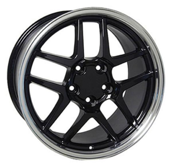 18 Inch Black Machined Replacement Wheel for Pontiac Firebird 1993-2002 - OEM Style Replica Rim #4750666 - Perfect for Classic Car Restoration & Custom Upgrades