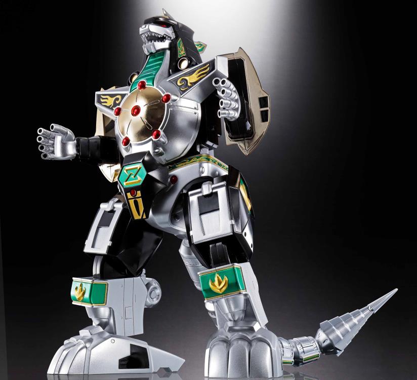 Bandai Soul of Chogokin GX-78 Dragonzord Power Rangers Collectible Action Figure - Premium Die-Cast Metal Toy for Display & Play - Perfect for Fans, Collectors & Gift Giving
